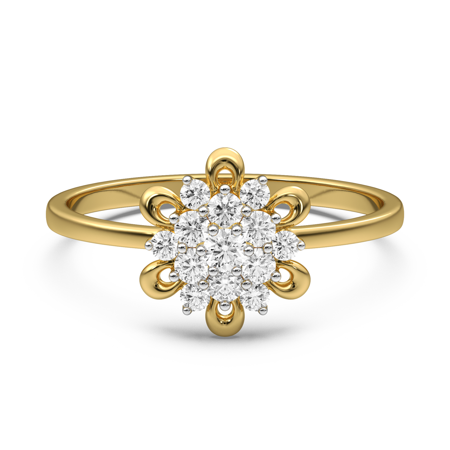 Bryna Floral Diamond Ring