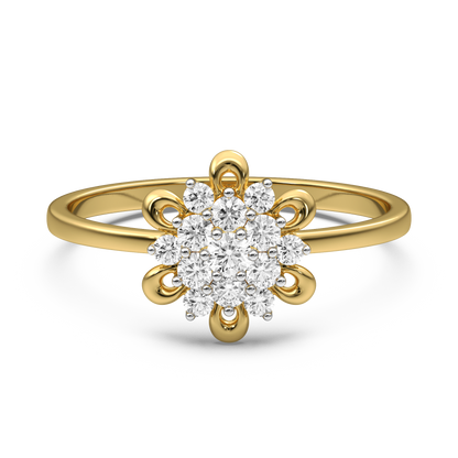 Bryna Floral Diamond Ring