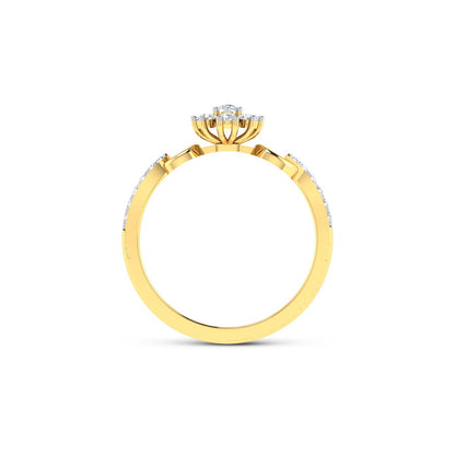 Izabele Flower Diamond Ring