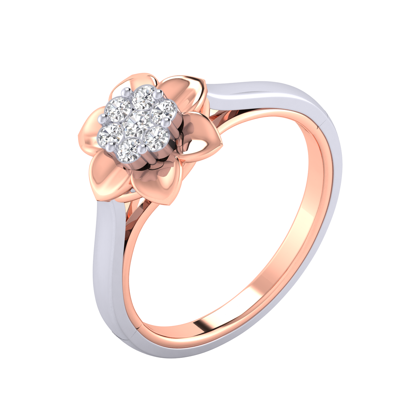 Edith Floral Diamond Ring