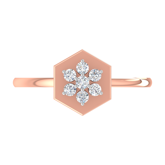 Noa Disc Diamond Ring