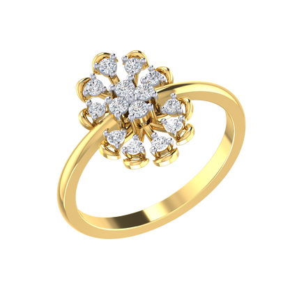 Laure Floral Diamond Ring