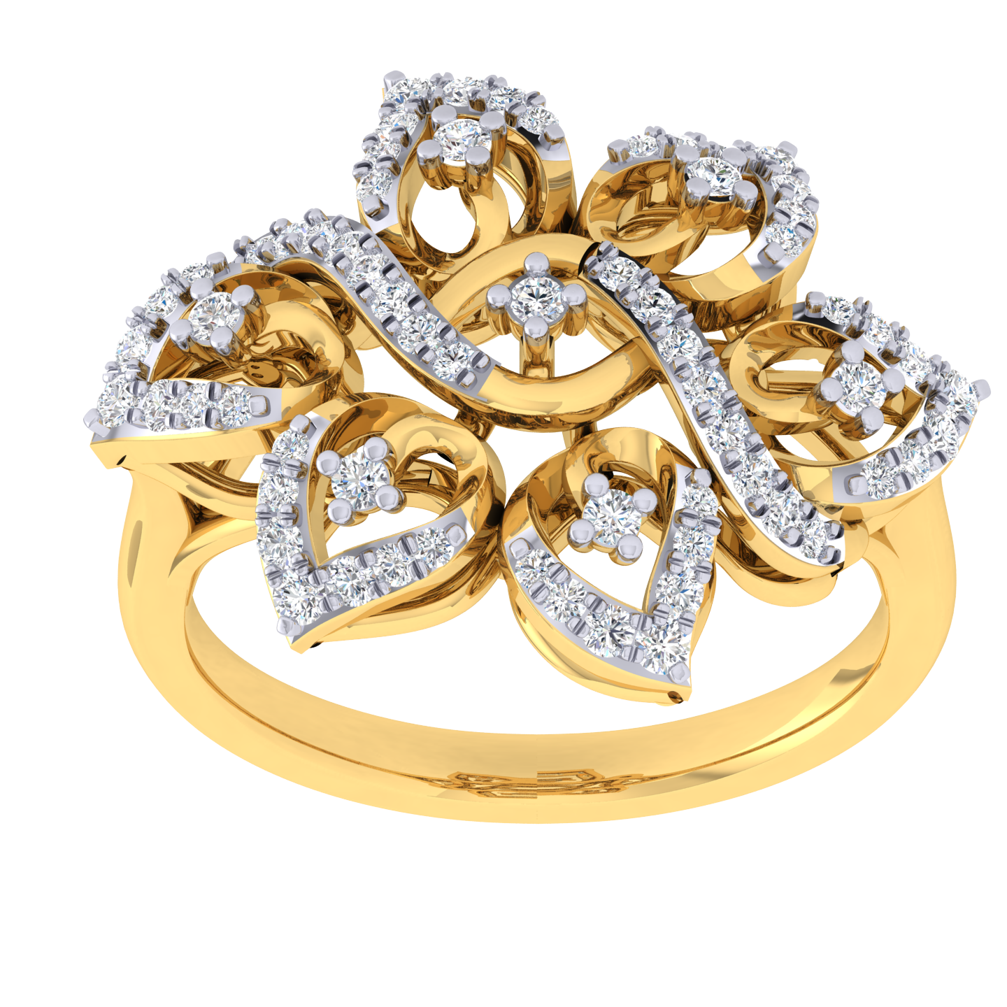 Leva Flower Diamond Ring