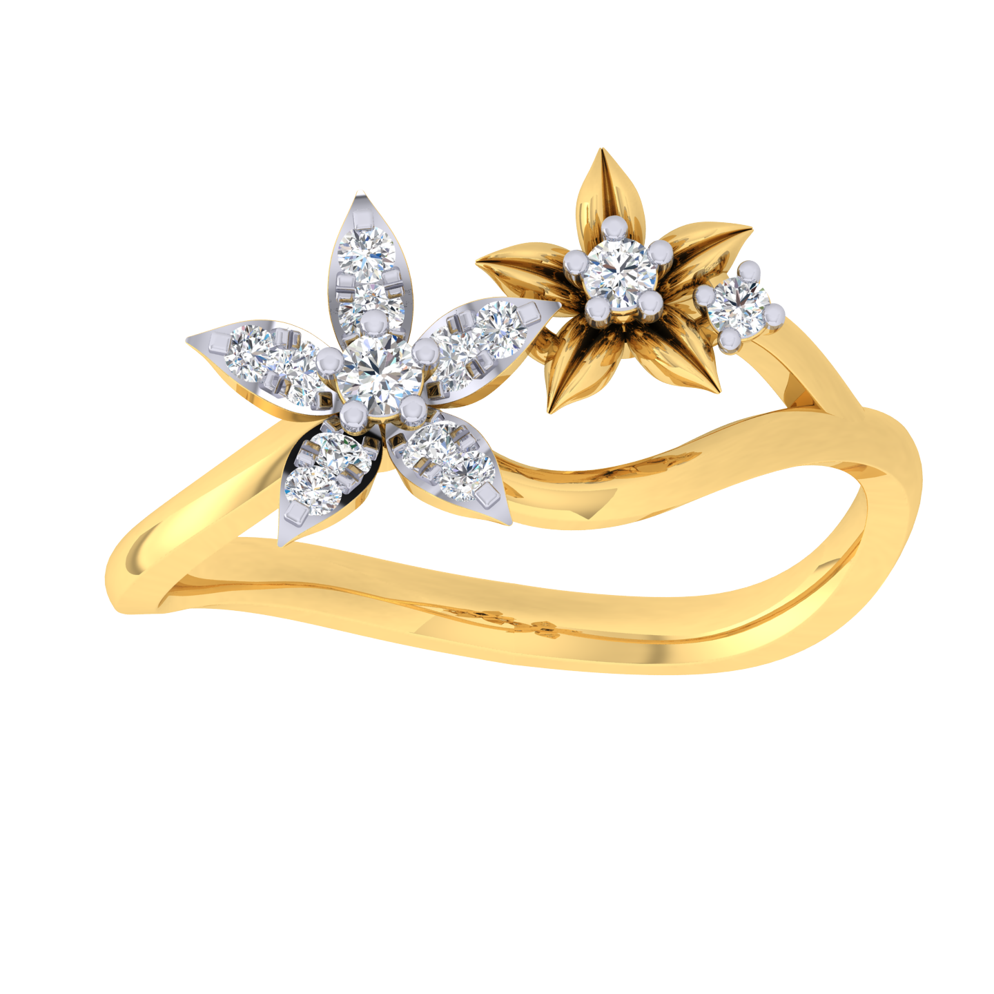 Anayra Flower Diamond Ring