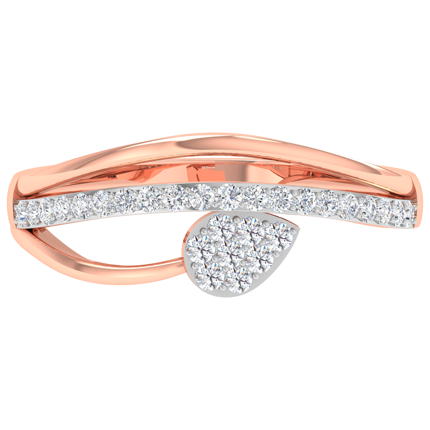 Saniya Leaf Diamond Ring