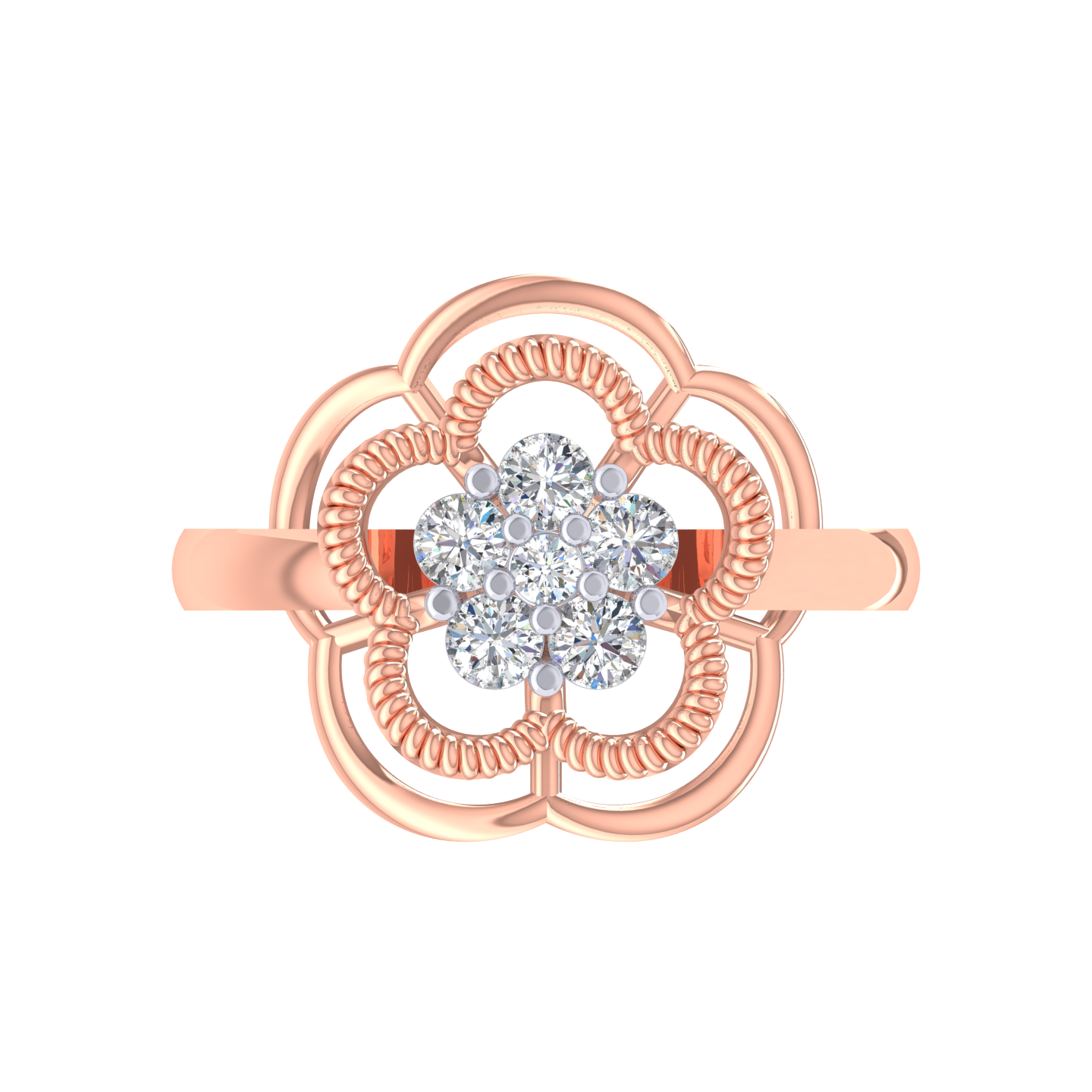 Neeba Flower Diamond Ring