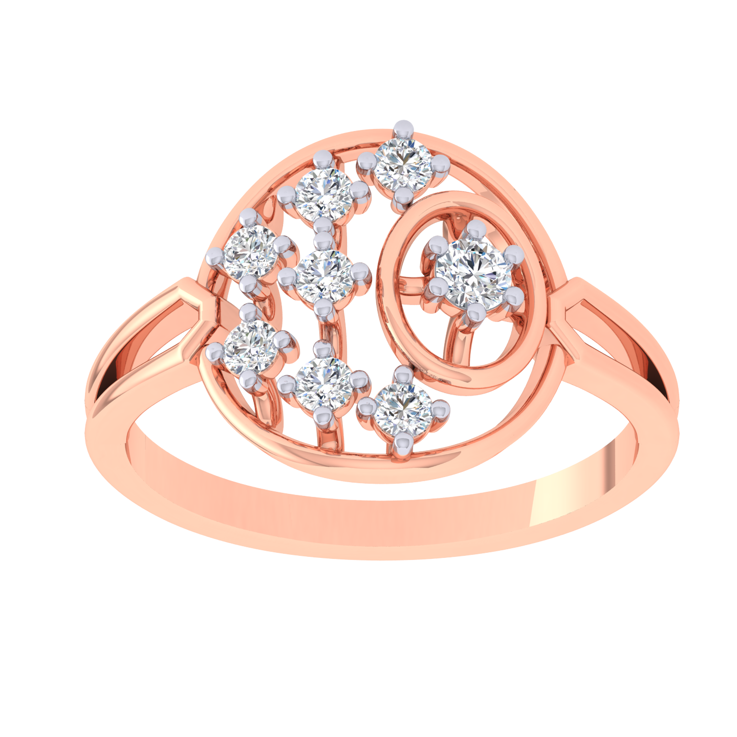 Meva Circular Diamond Ring