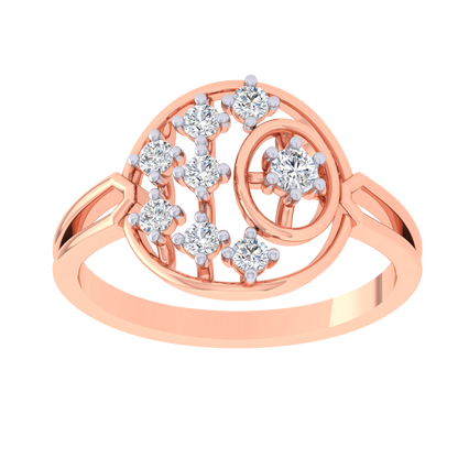 Meva Circular Diamond Ring