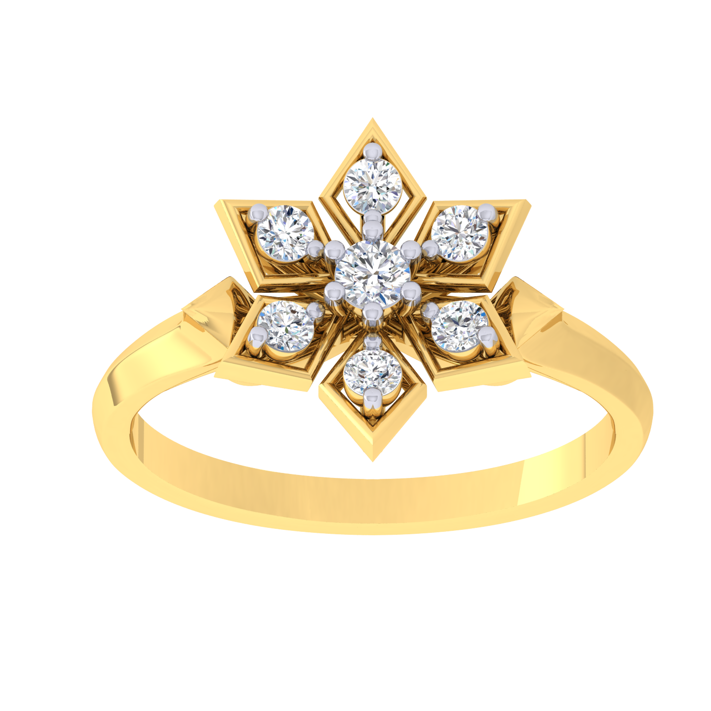 Vana Flower Diamond Ring