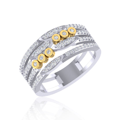 Treeba Linear Diamond Ring