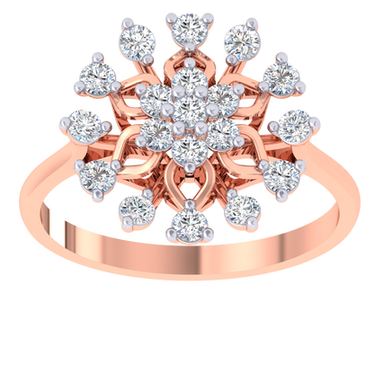 Blooming Flower Diamond Ring