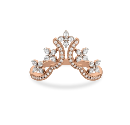 Ojaswi V Shaped Diamond Ring