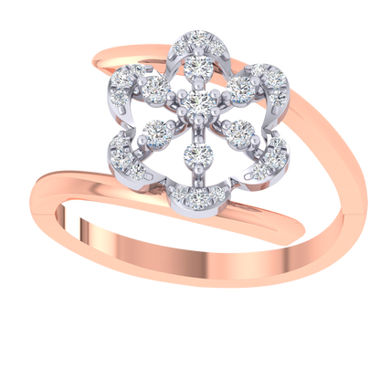 Hema Flower Diamond Ring