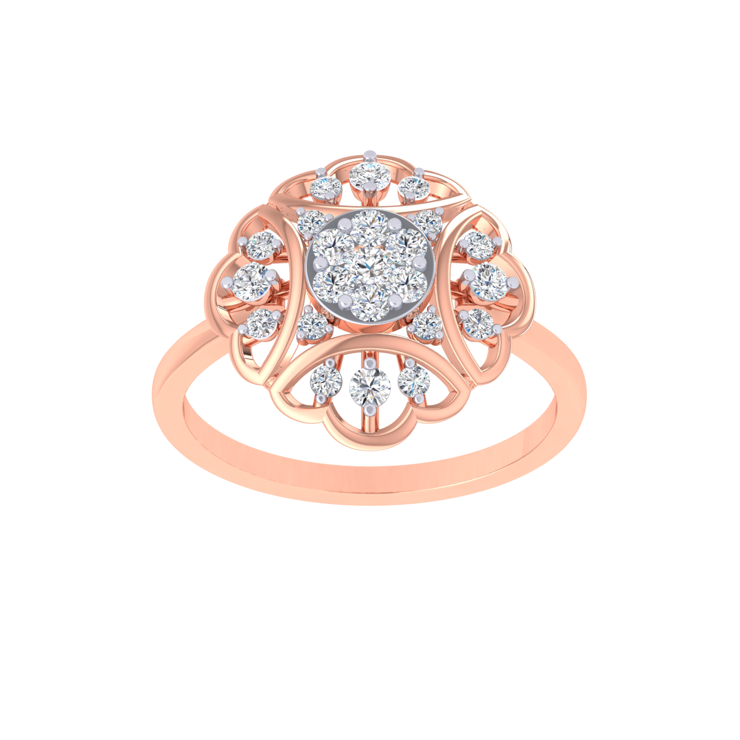 Mara Diamond Flower Ring