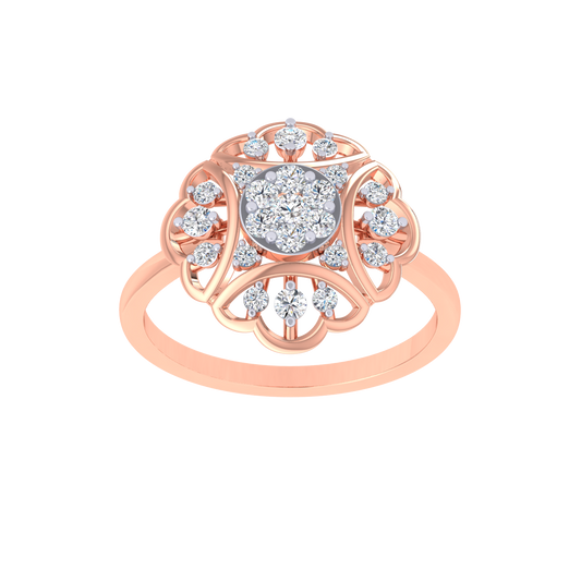 Mara Diamond Flower Ring