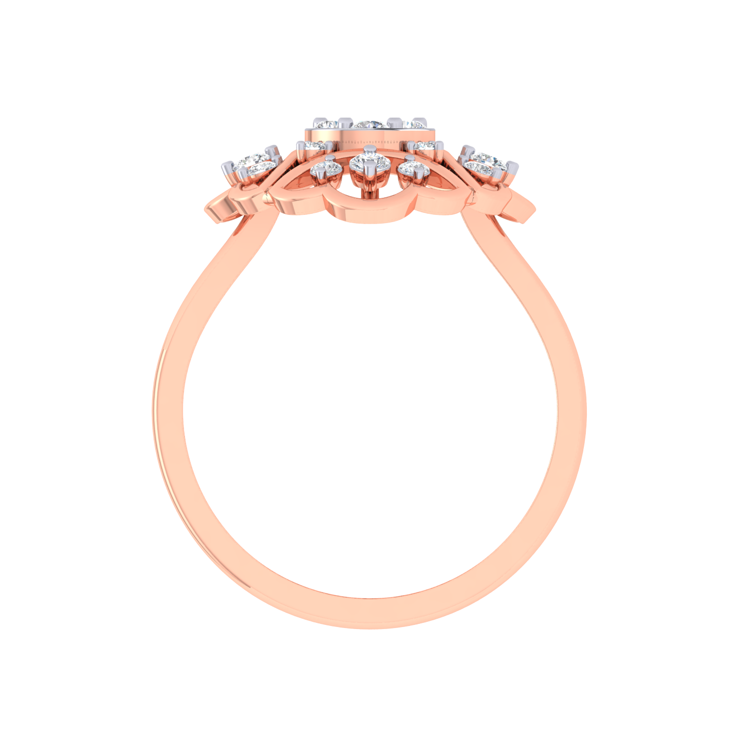 Mara Diamond Flower Ring