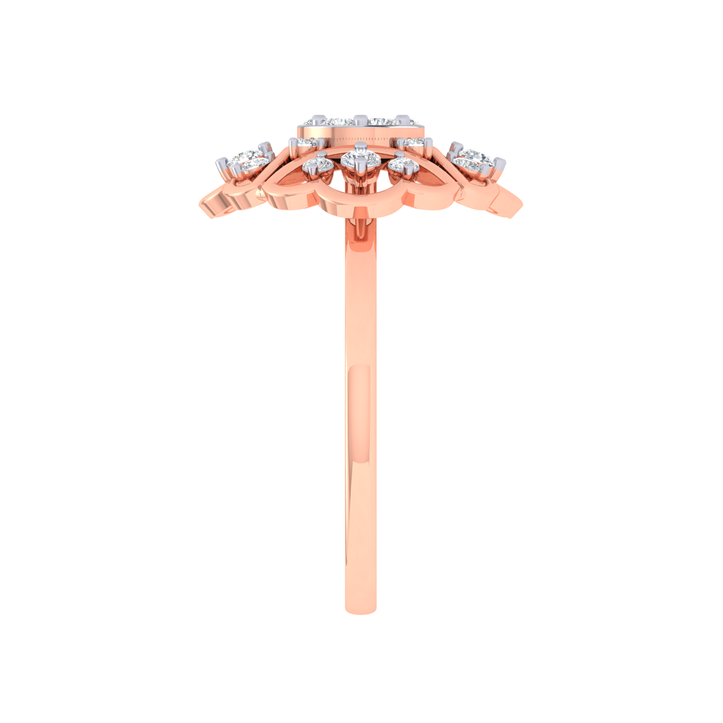 Mara Diamond Flower Ring