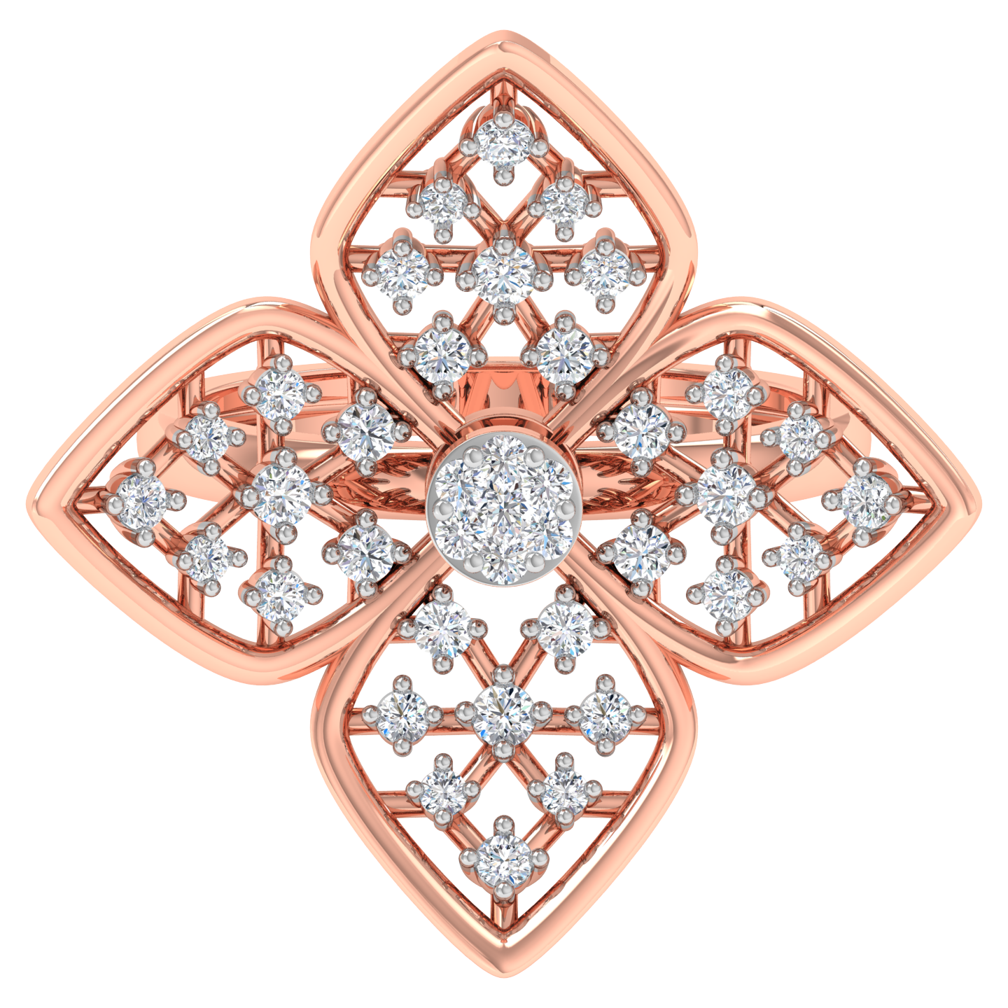 Kassidy Flower Diamond Ring