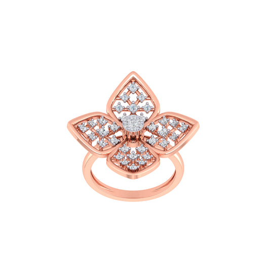 Kassidy Flower Diamond Ring