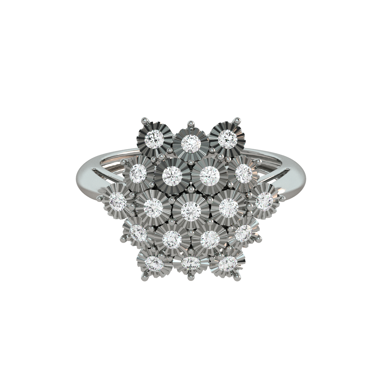 Roselyn Floral Diamond Ring