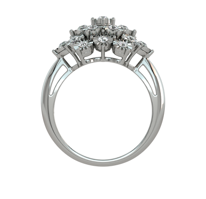 Roselyn Floral Diamond Ring