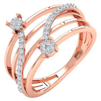 Alaiya Shooting Stars Diamond Ring