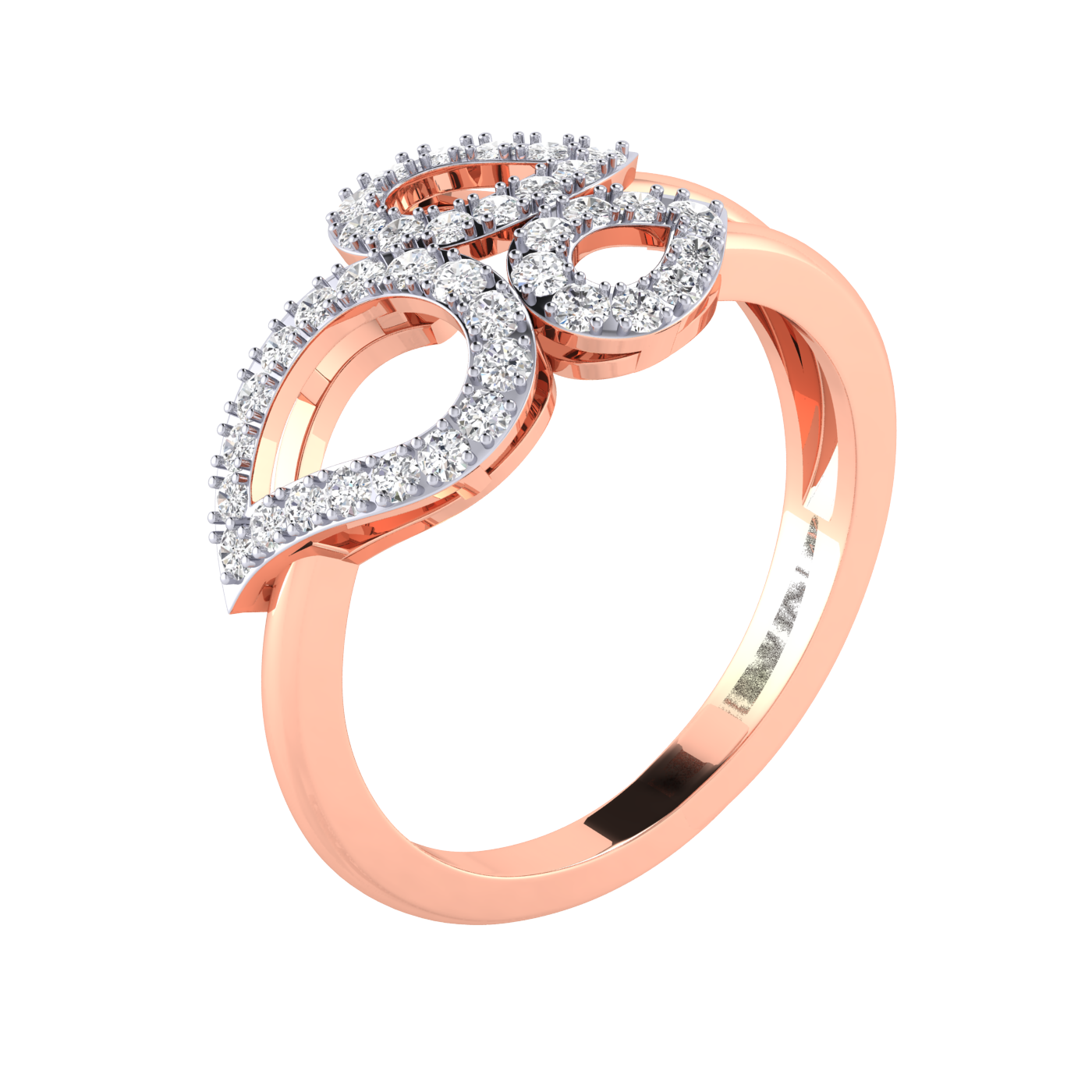 Gwen Leaf Diamond Ring