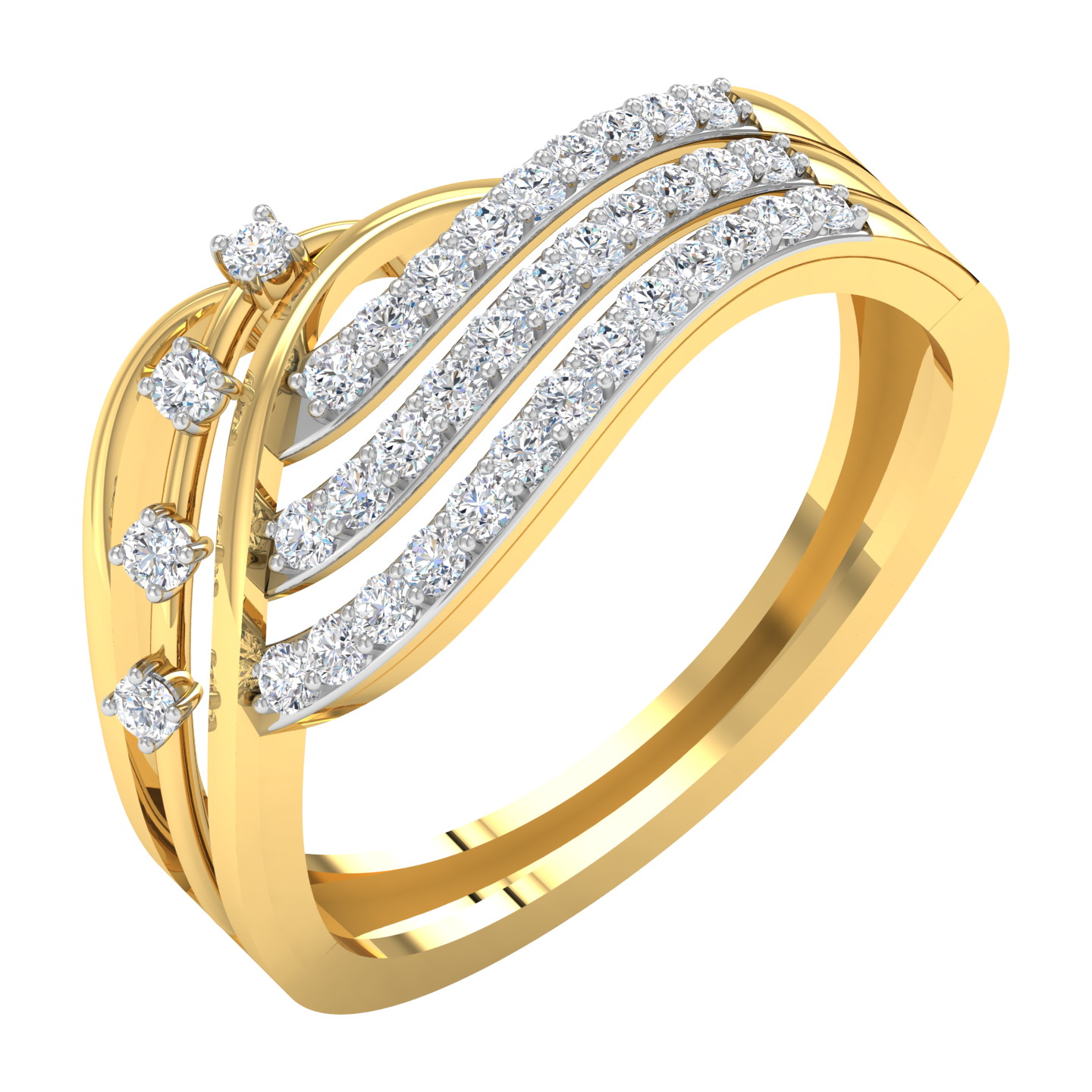 Kamilah Linear Diamond Ring