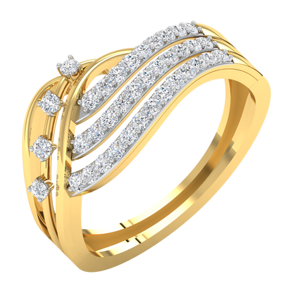 Kamilah Linear Diamond Ring