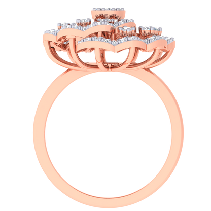 Nathalie Floral Diamond Ring