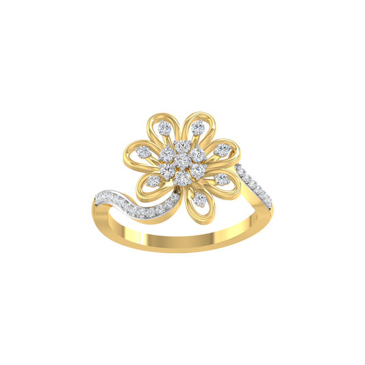 Blakely Floral Diamond Ring