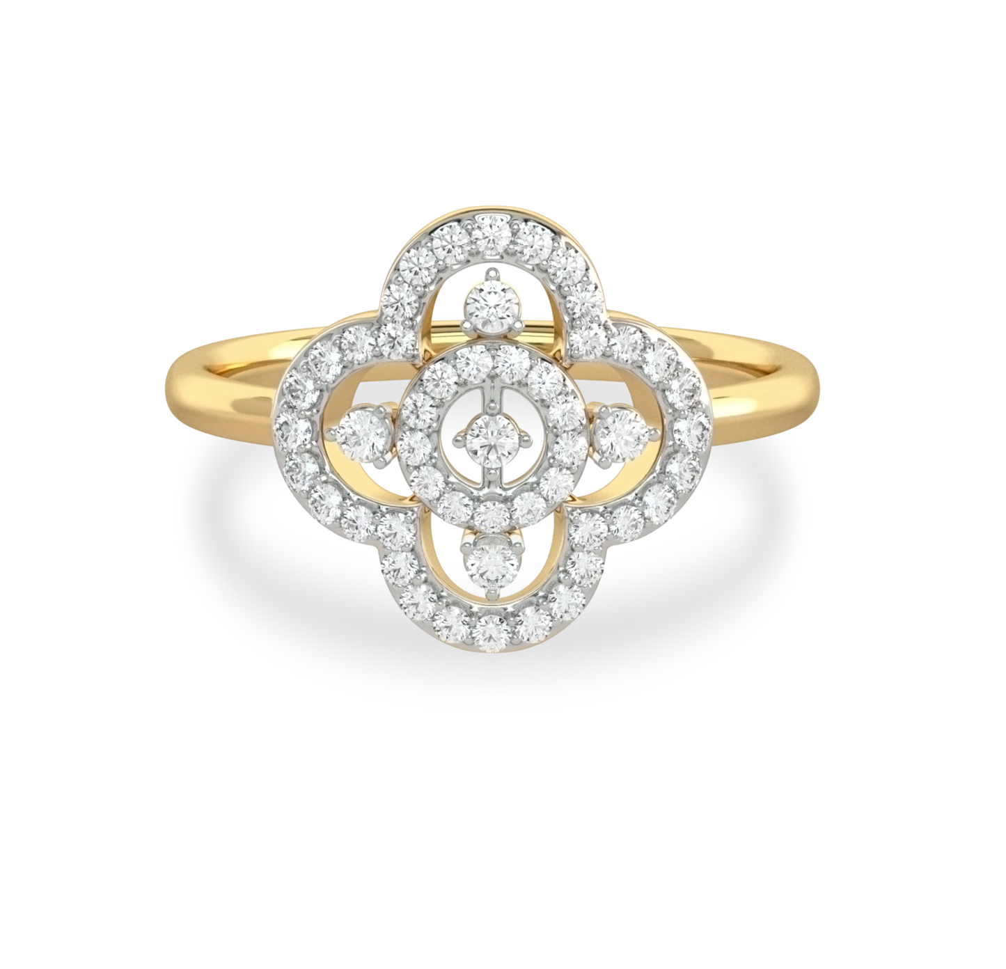 Finley Floral Diamond Ring