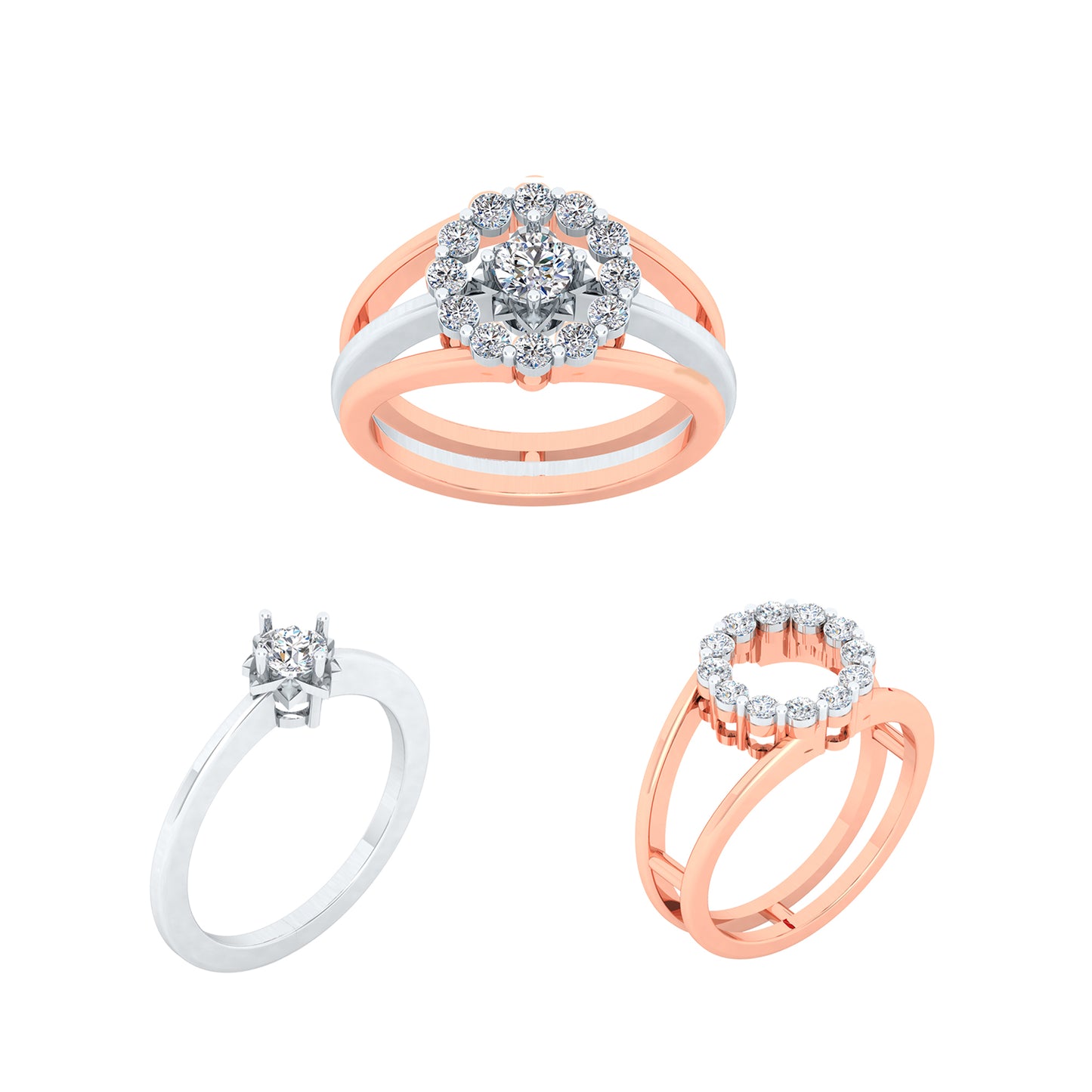 Yanu Detachable Diamond Ring