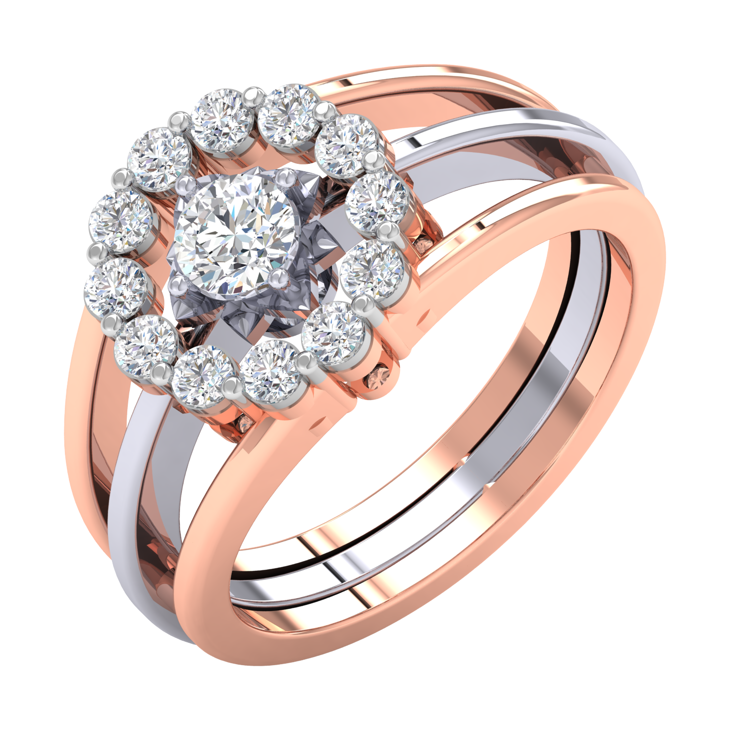 Yanu Detachable Diamond Ring