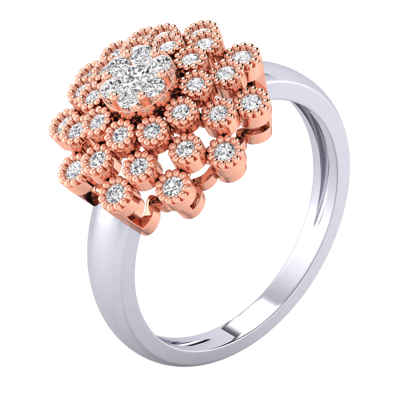 Emmie Floral Diamond Ring