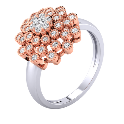 Emmie Floral Diamond Ring