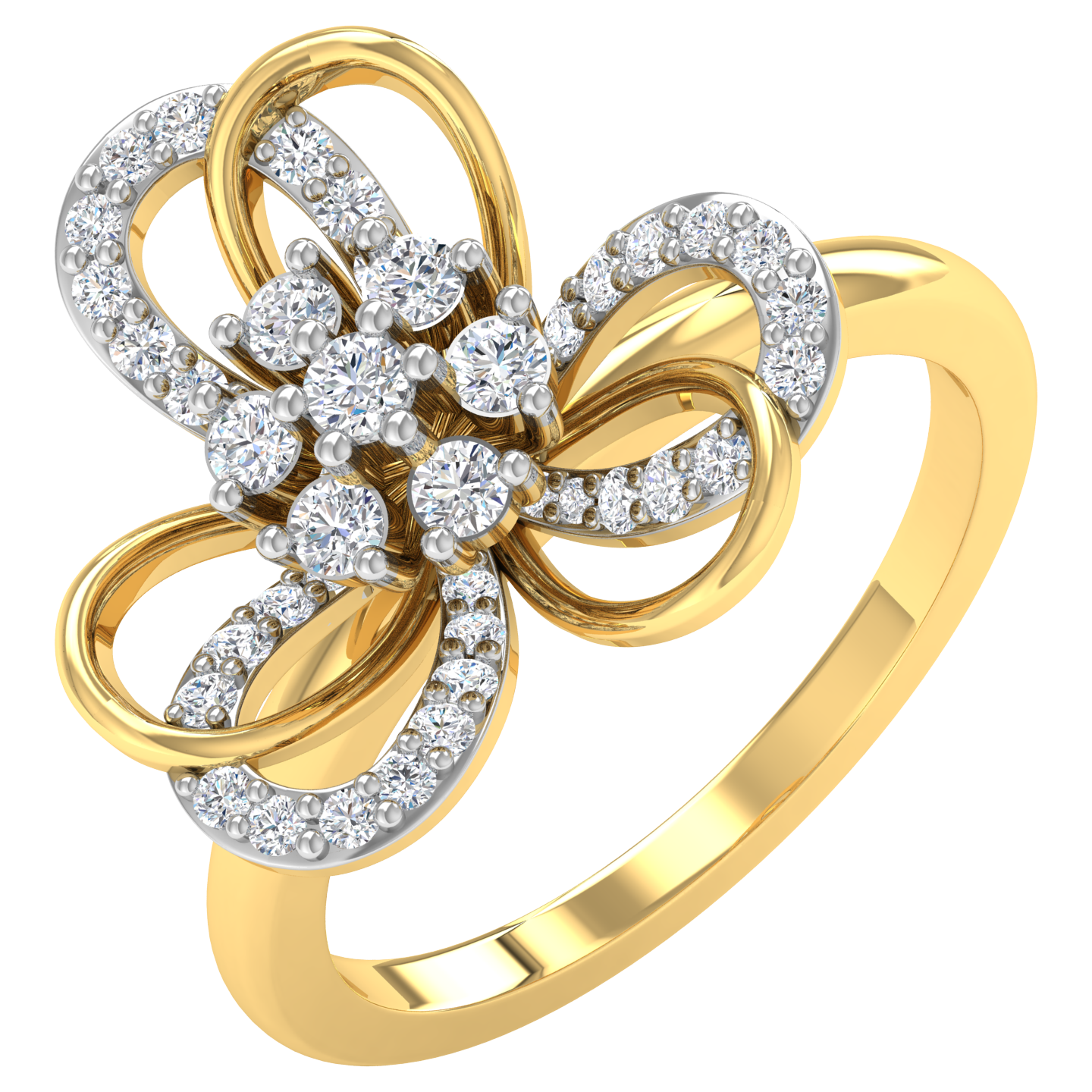 Becky Floral Diamond Ring