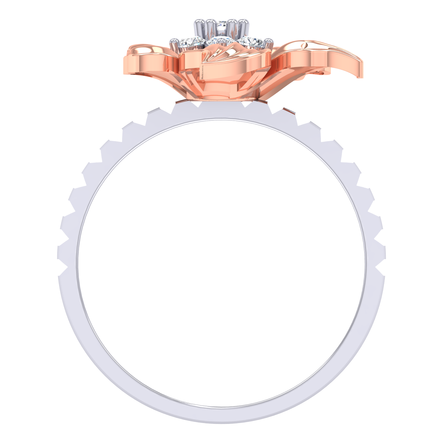 Anais Floral Diamond Ring