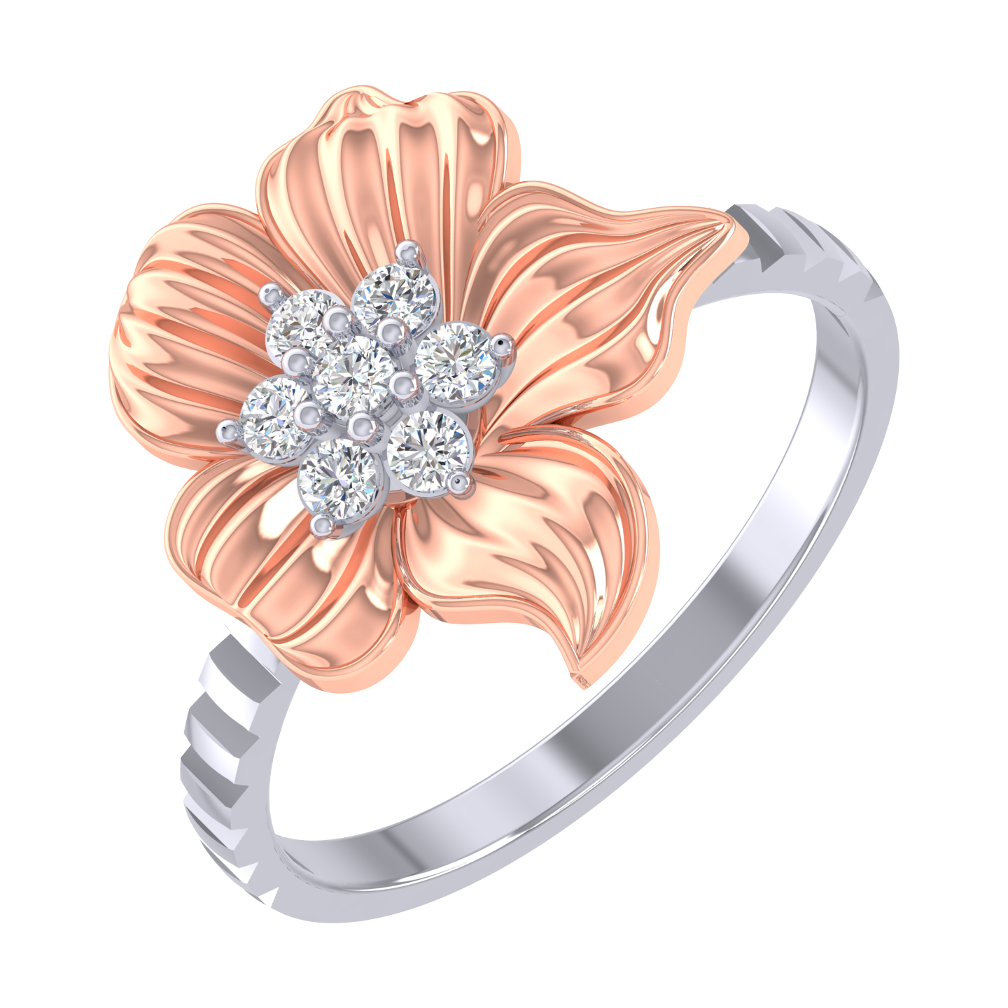 Anais Floral Diamond Ring