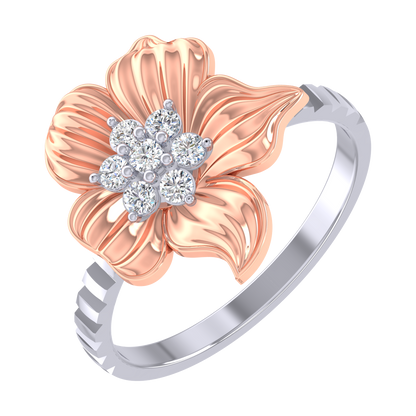 Anais Floral Diamond Ring