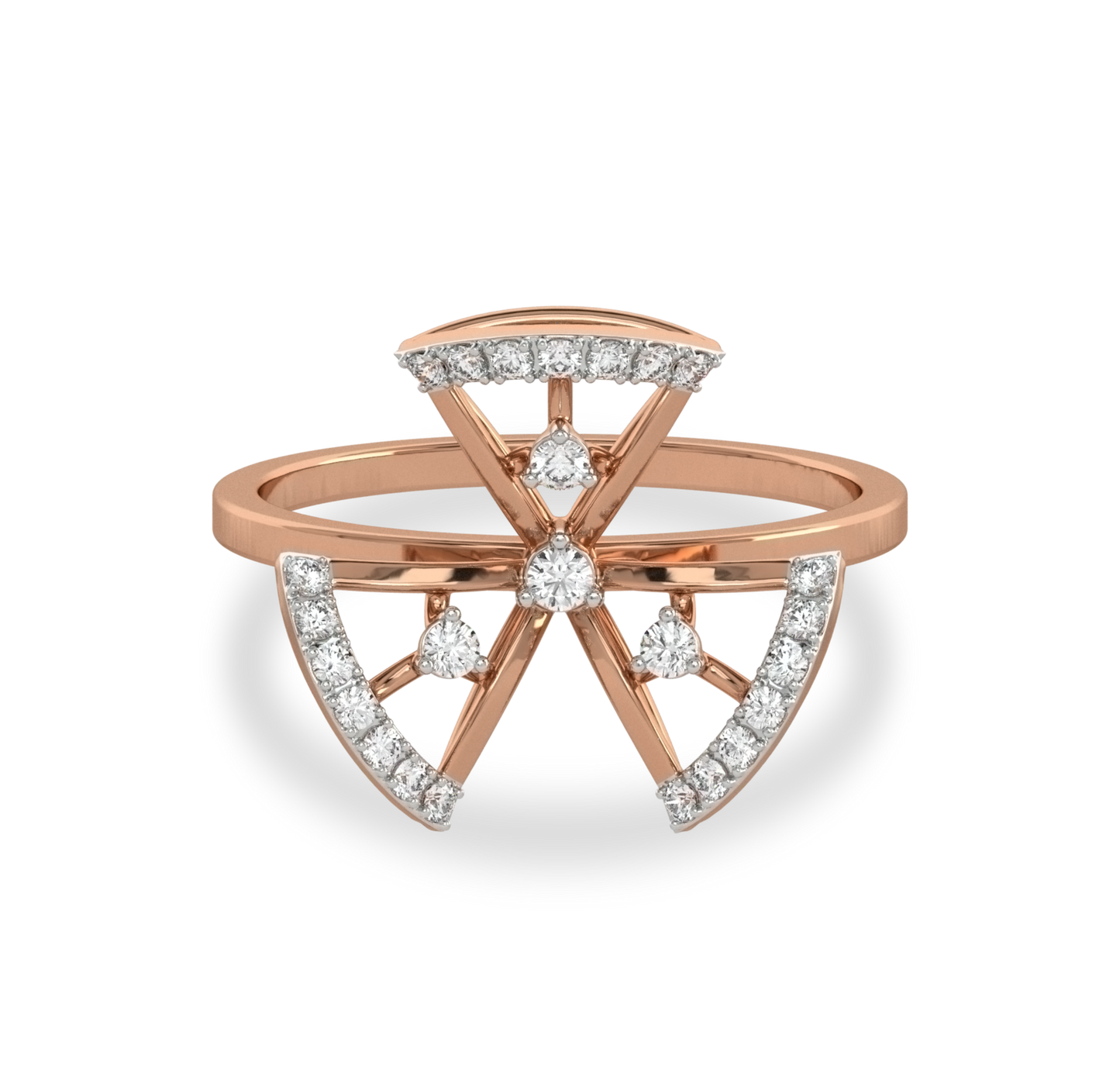 Jovie Geomteric Diamond Ring