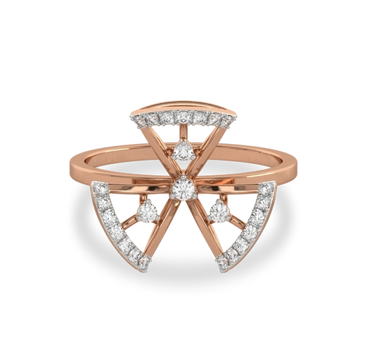 Jovie Geomteric Diamond Ring