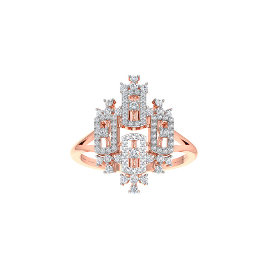 Colleen Geometric Diamond Ring