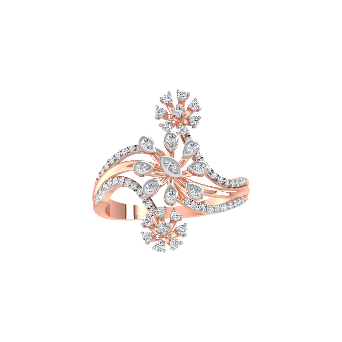 Yuki Floral Diamond Ring