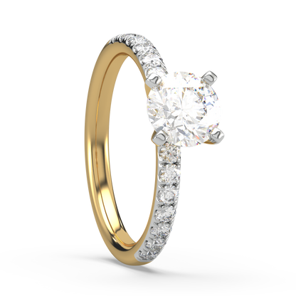 Zainab Solitaire Diamond Ring