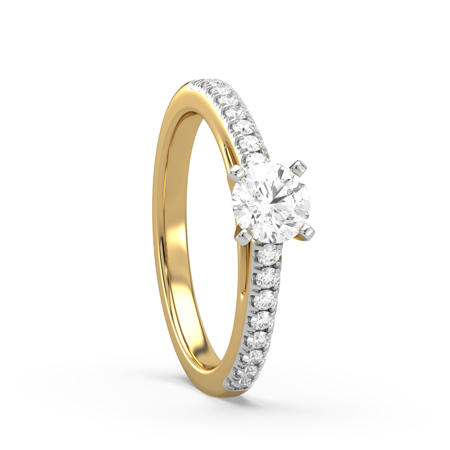 Malia Solitaire Diamond Ring