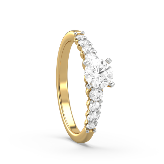 Alivia Solitaire Diamond Ring