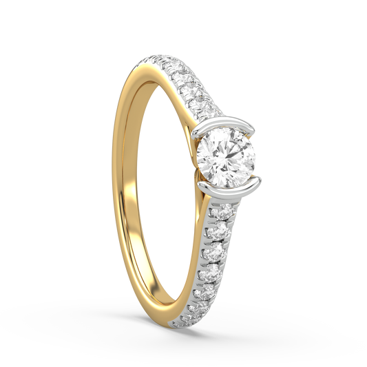 Melani Trendy Diamond Ring