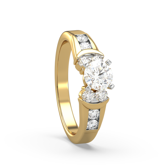 Nishka Solitaire Diamond Ring