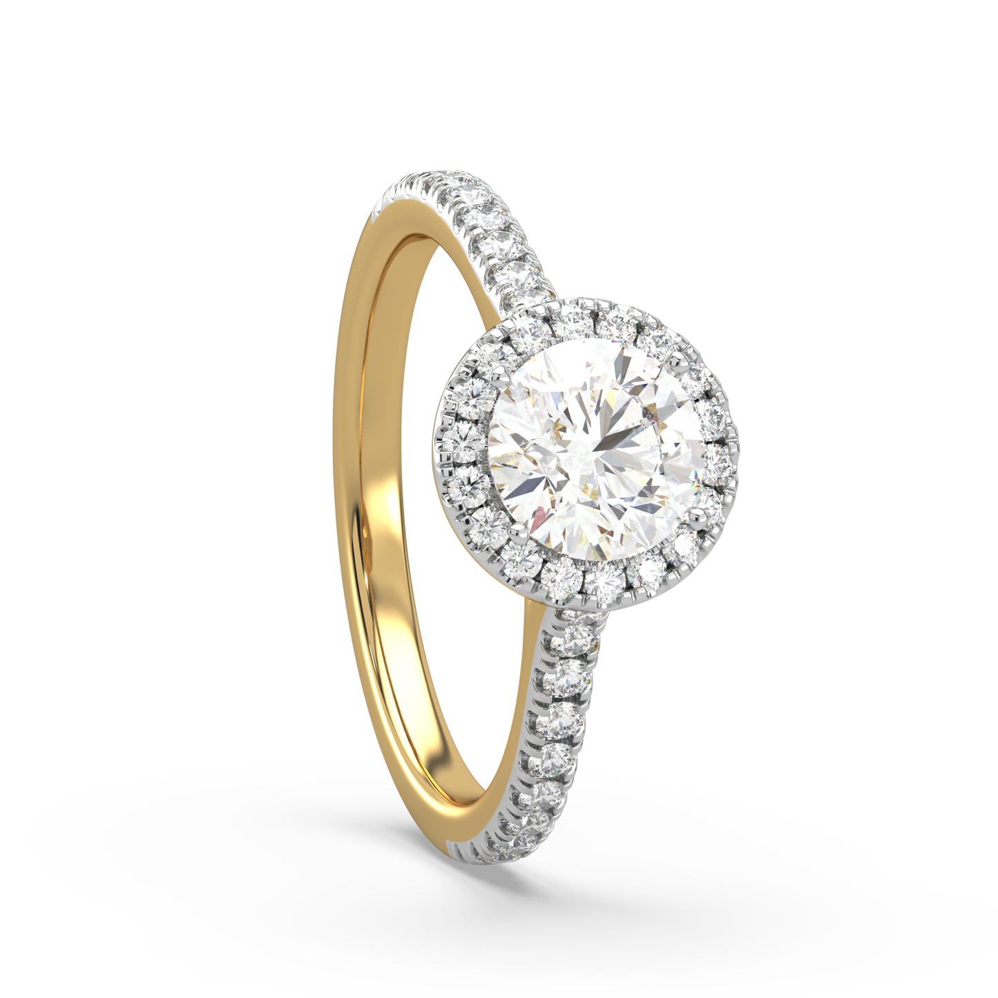 Kataleya Solitaire Diamond Ring